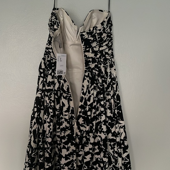 H&M PATTERNED BANDEAU DRESS Size XS NWT - Picture 13 of 13